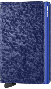 Secrid Slimwallet Crisple Cobalt mit Gravur - SC-Cobalt